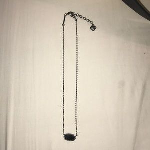 Kendra Scott all black necklace